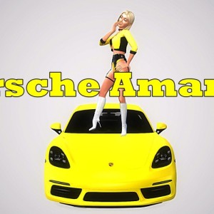 Porsche Amarela